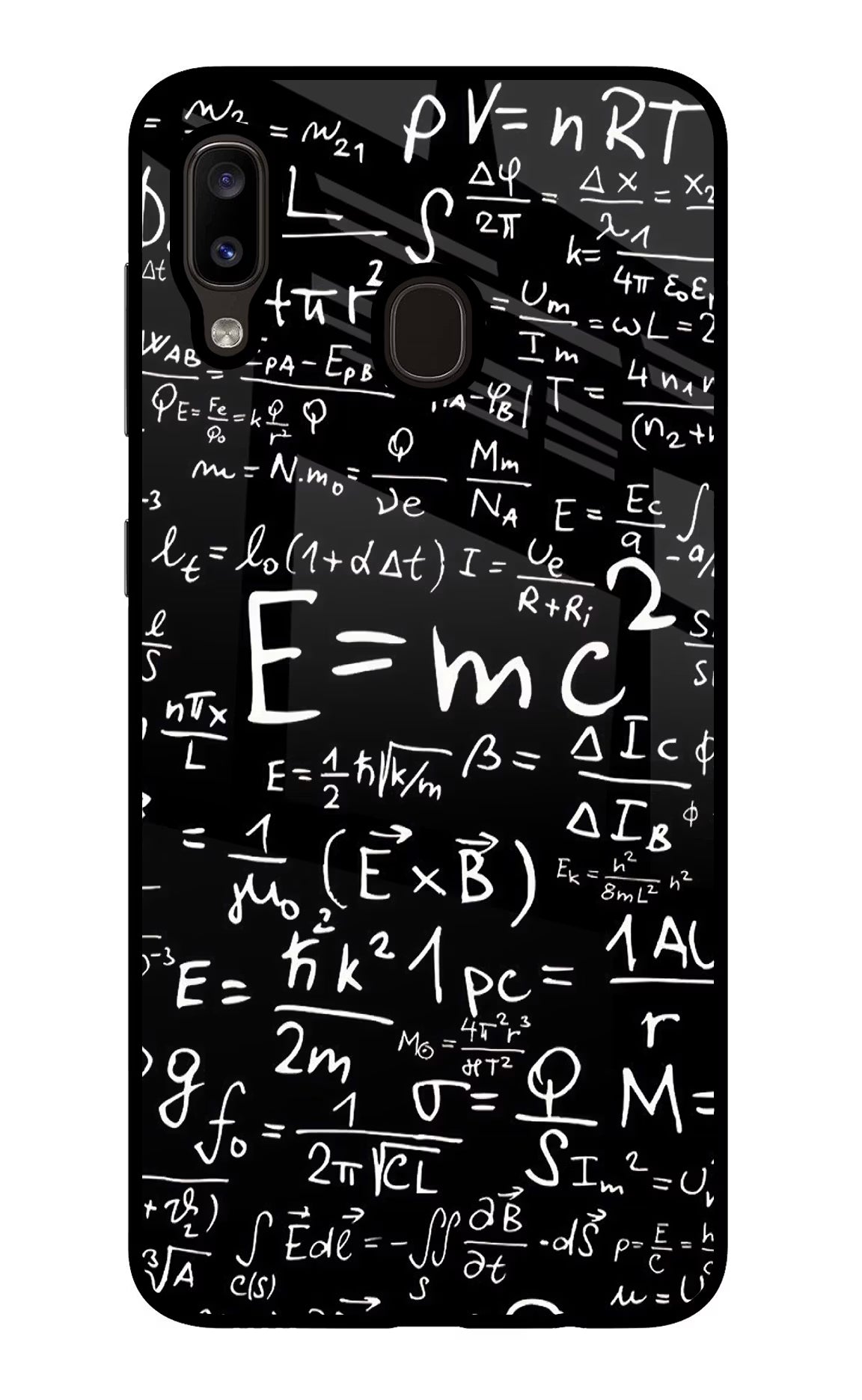 Physics Formula Samsung A20/M10s Glass Case