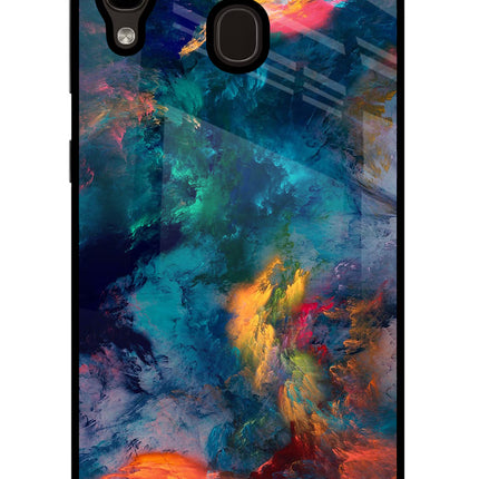 Artwork Paint Samsung A20/M10s Glass Case Back Cover by Casekaro