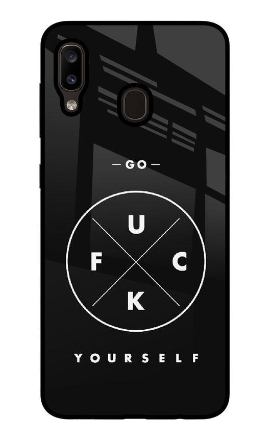 Go Fuck Yourself Samsung A20/M10s Glass Case
