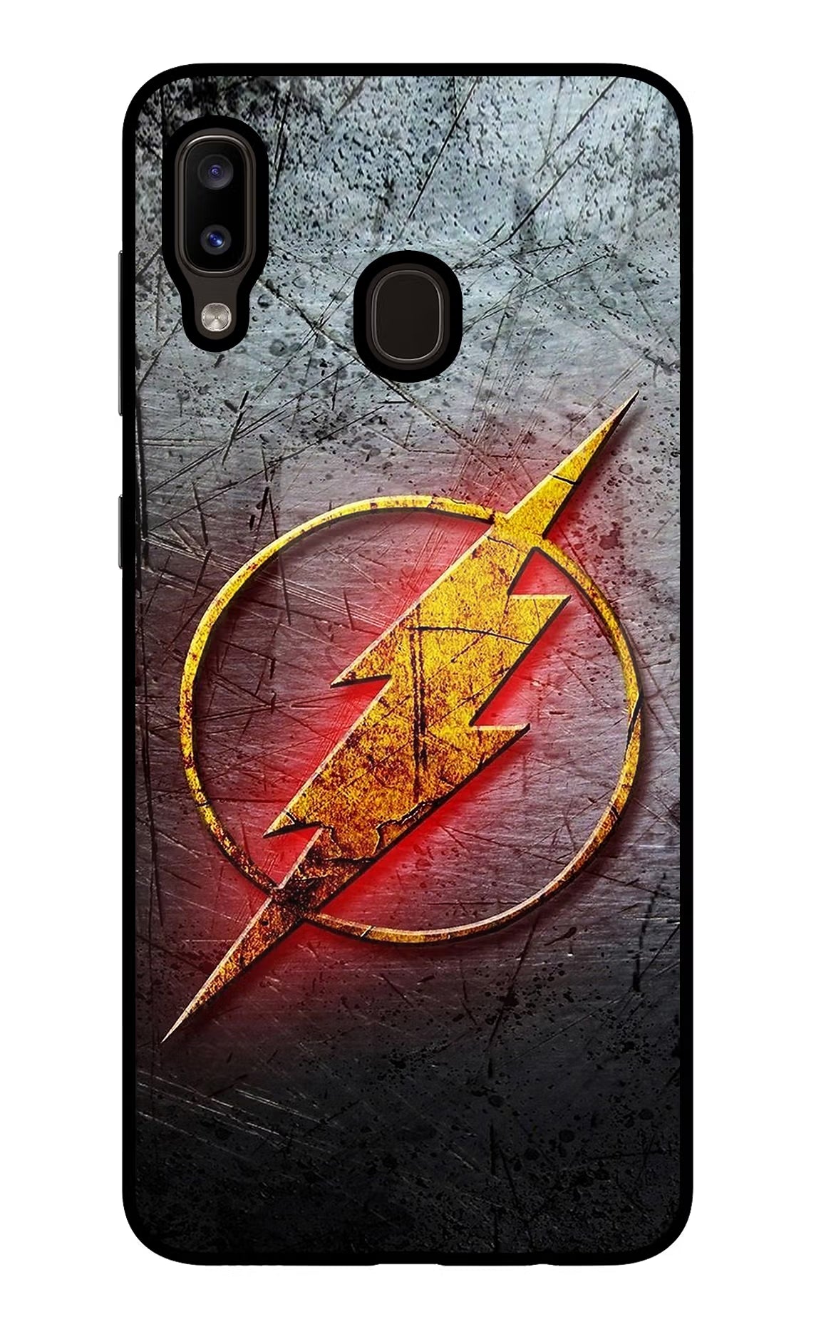 Flash Samsung A20/M10s Glass Case Back Cover by Casekaro