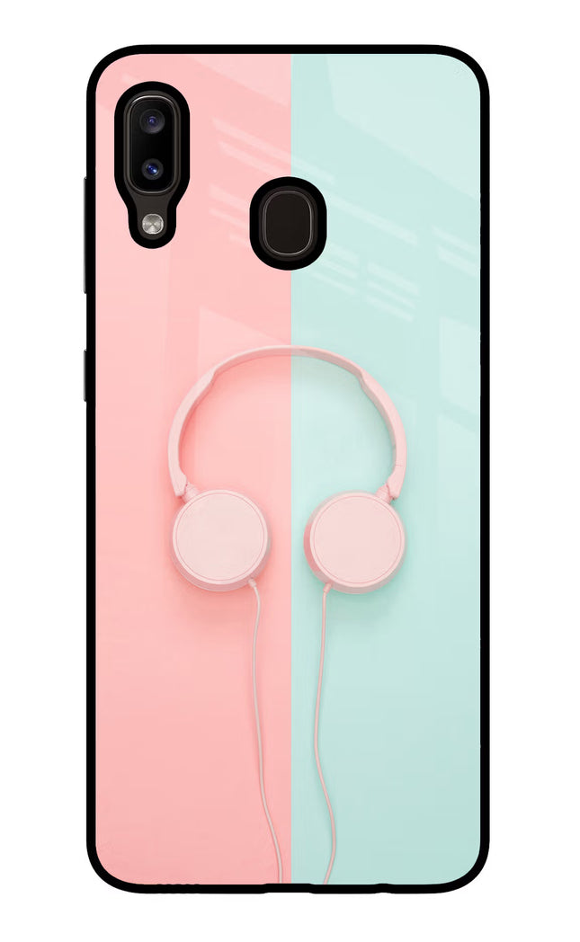 Music Lover Samsung A20/M10s Glass Case Back Cover by Casekaro