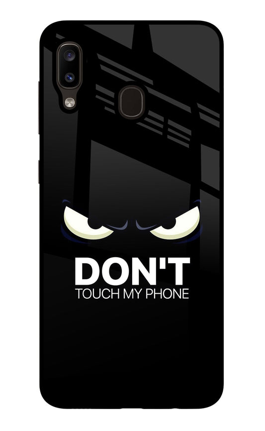 Don'T Touch My Phone Samsung A20/M10s Glass Case