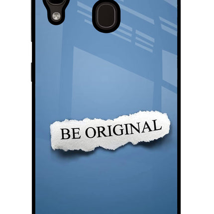 Be Original Samsung A20/M10s Glass Case Back Cover by Casekaro