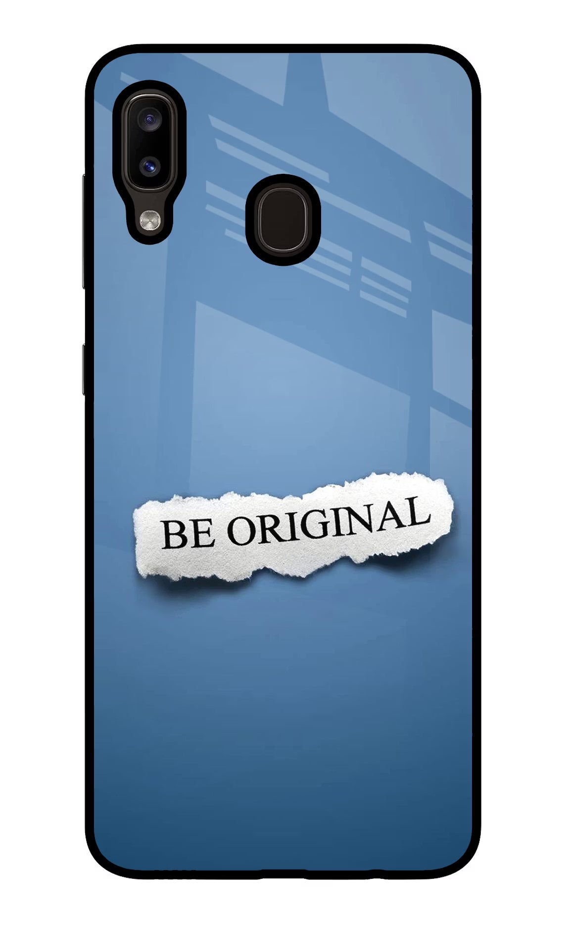 Be Original Samsung A20/M10s Glass Case Back Cover by Casekaro