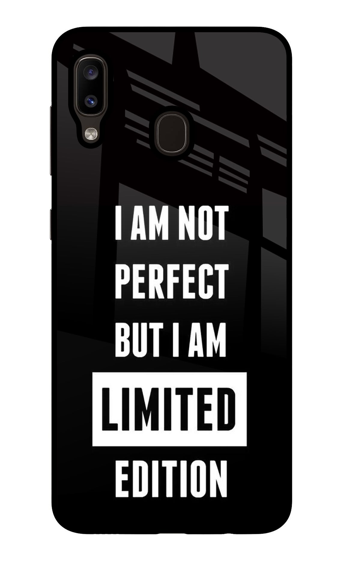 I Am Not Perfect But I Am Limited Edition Samsung A20/M10s Back Cover