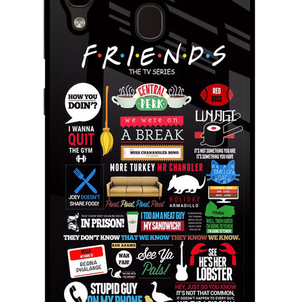 FRIENDS Samsung A20/M10s Glass Case Back Cover by Casekaro