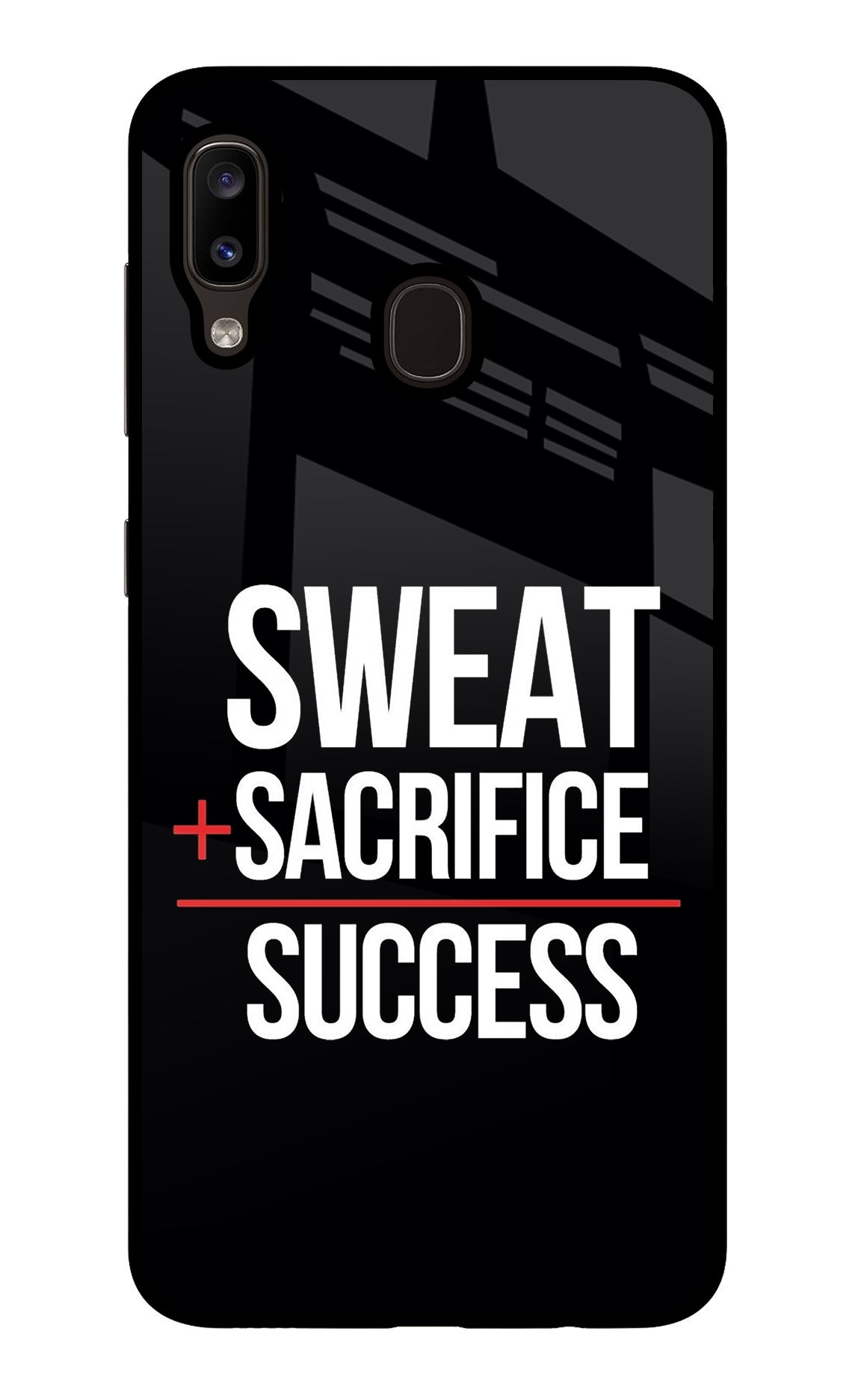 Sweat Sacrifice Success Samsung A20/M10s Back Cover