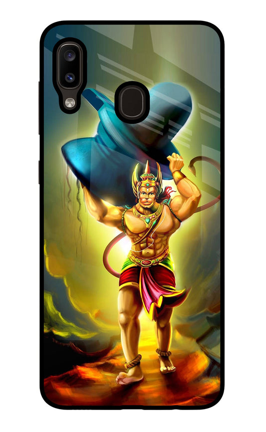 Lord Hanuman Samsung A20/M10s Glass Case