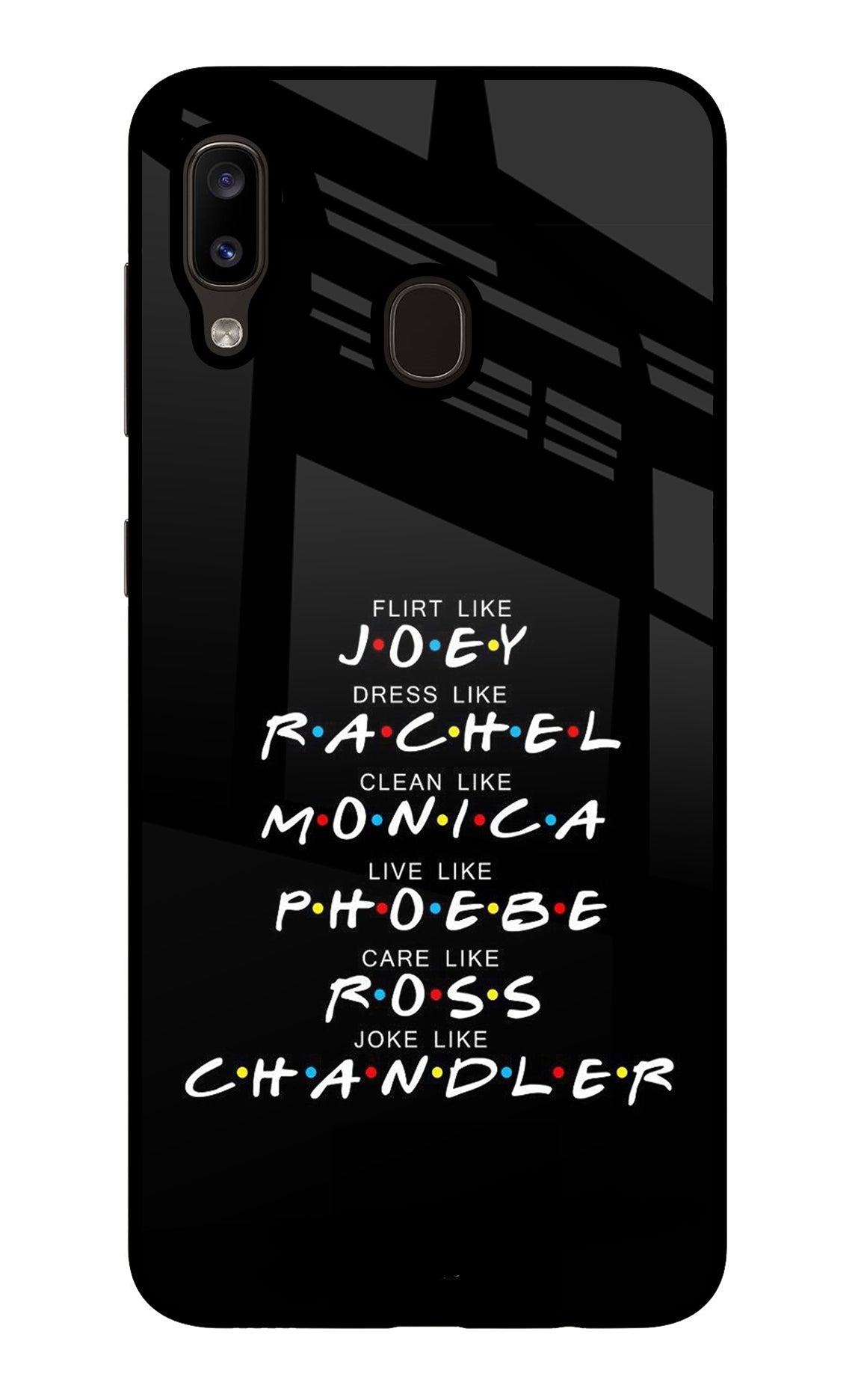 FRIENDS Character Samsung A20/M10s Back Cover