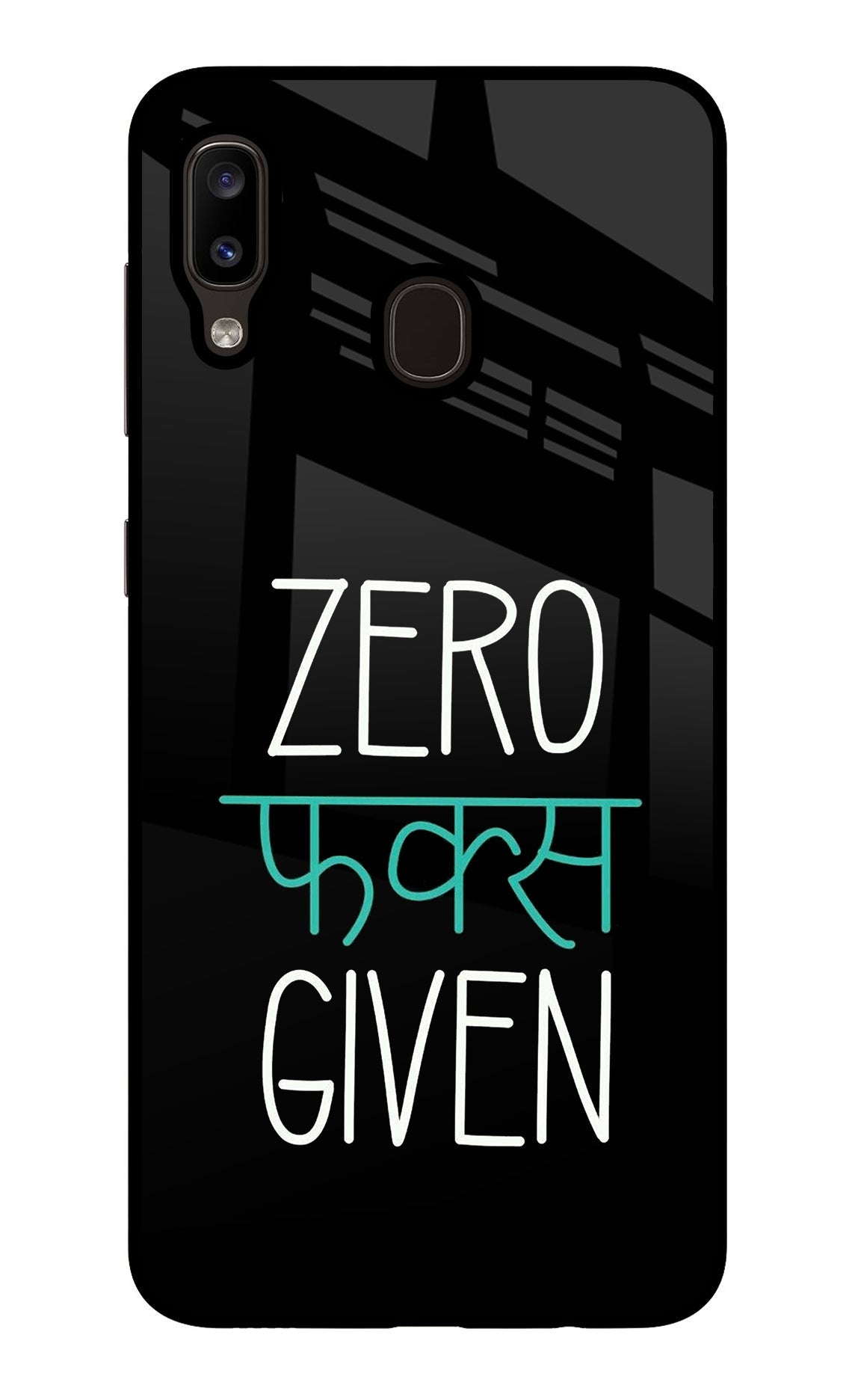 Zero Fucks Given Samsung A20/M10s Back Cover