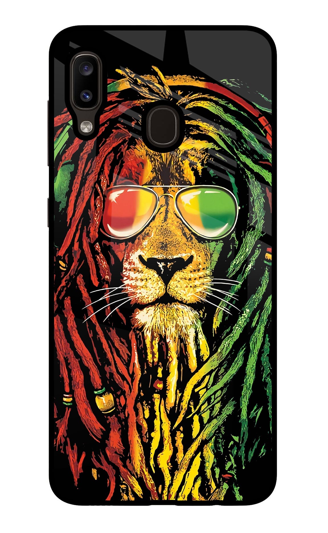 Rasta Lion Samsung A20/M10s Back Cover