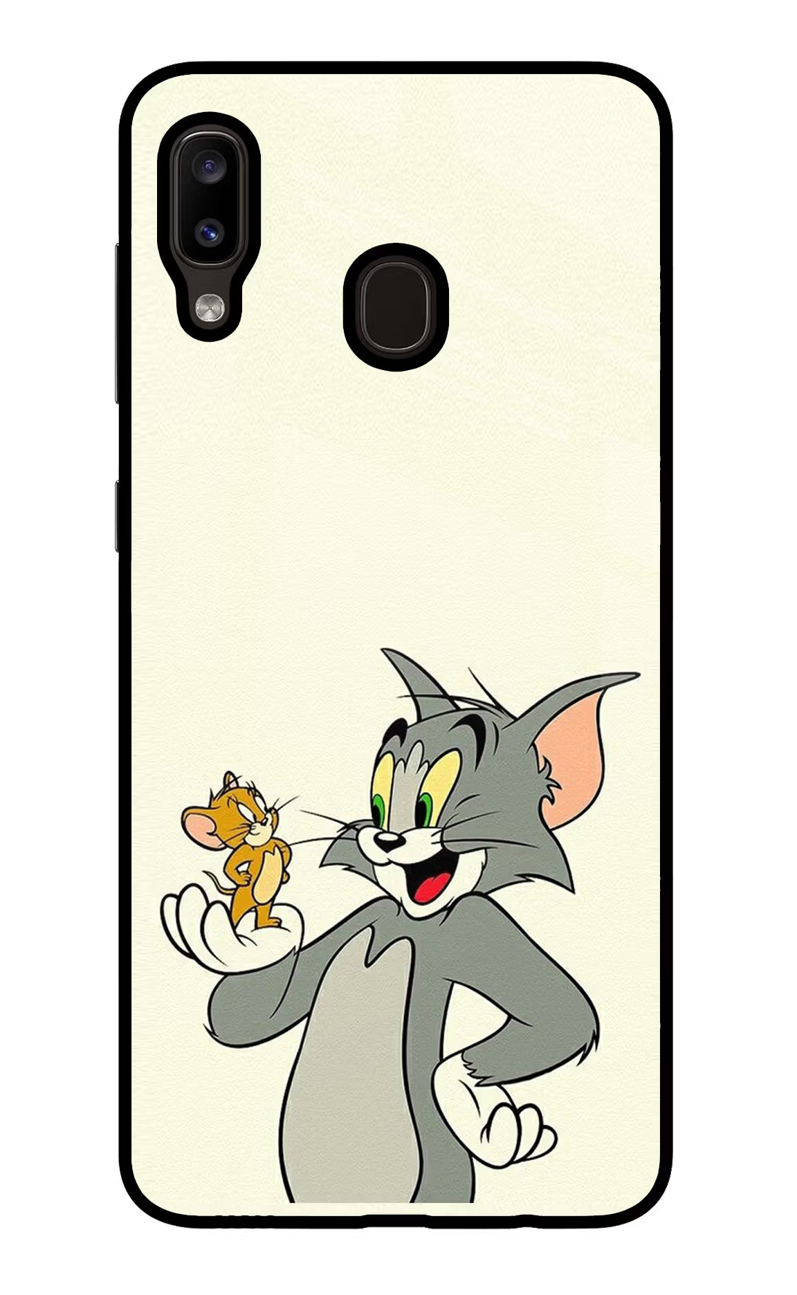 Tom & Jerry Samsung A20/M10s Glass Case Back Cover by Casekaro