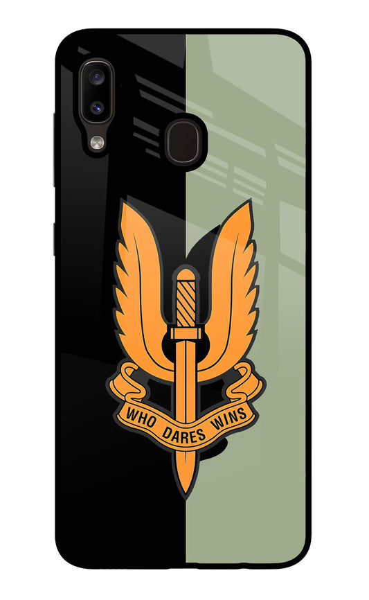 Balidan Logo Samsung A20/M10s Glass Case