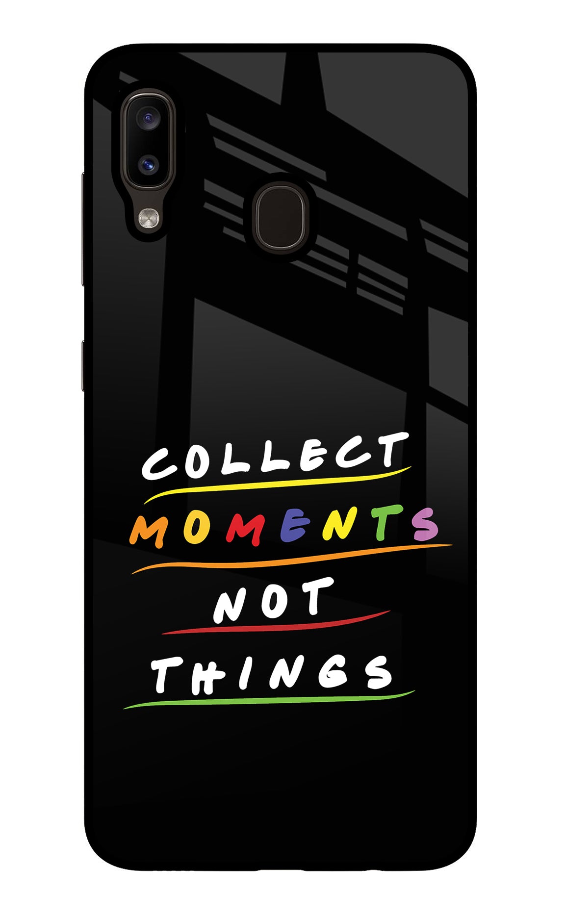 Collect Moments Not Things Samsung A20/M10s Back Cover