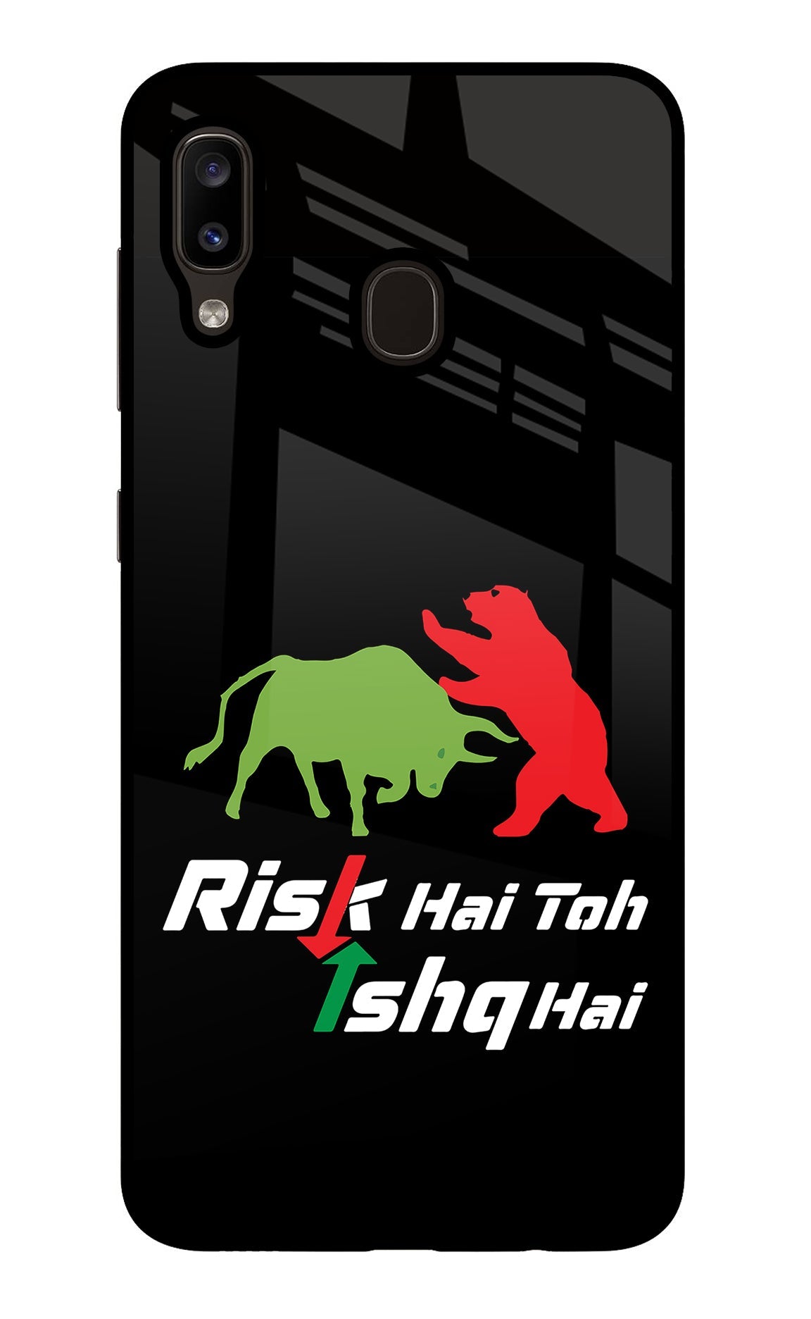 Risk Hai Toh Ishq Hai Samsung A20/M10s Back Cover