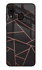 Geometric Pattern Samsung A20/M10s Glass Case