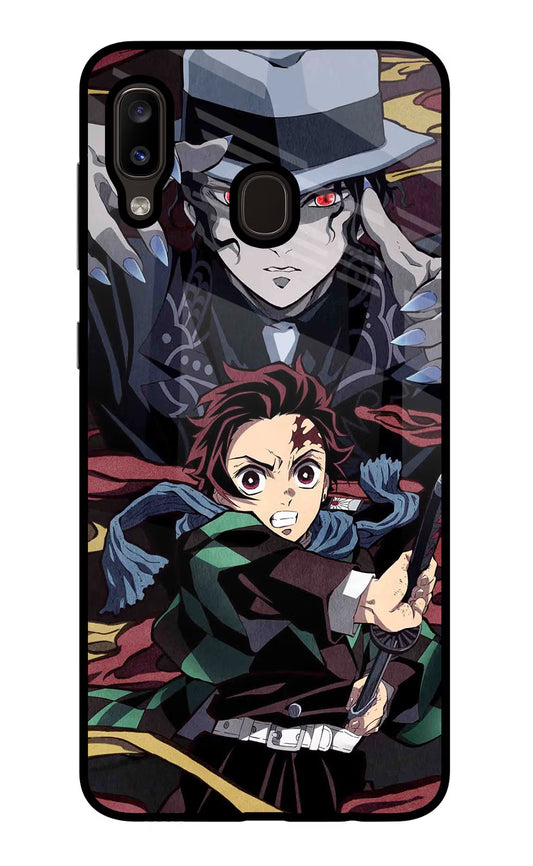 Demon Slayer Samsung A20/M10s Glass Case