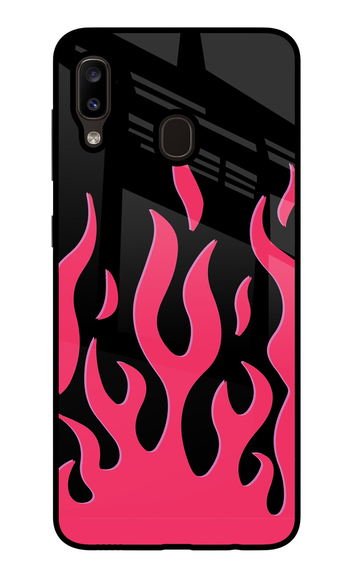 Fire Flames Samsung A20/M10s Back Cover