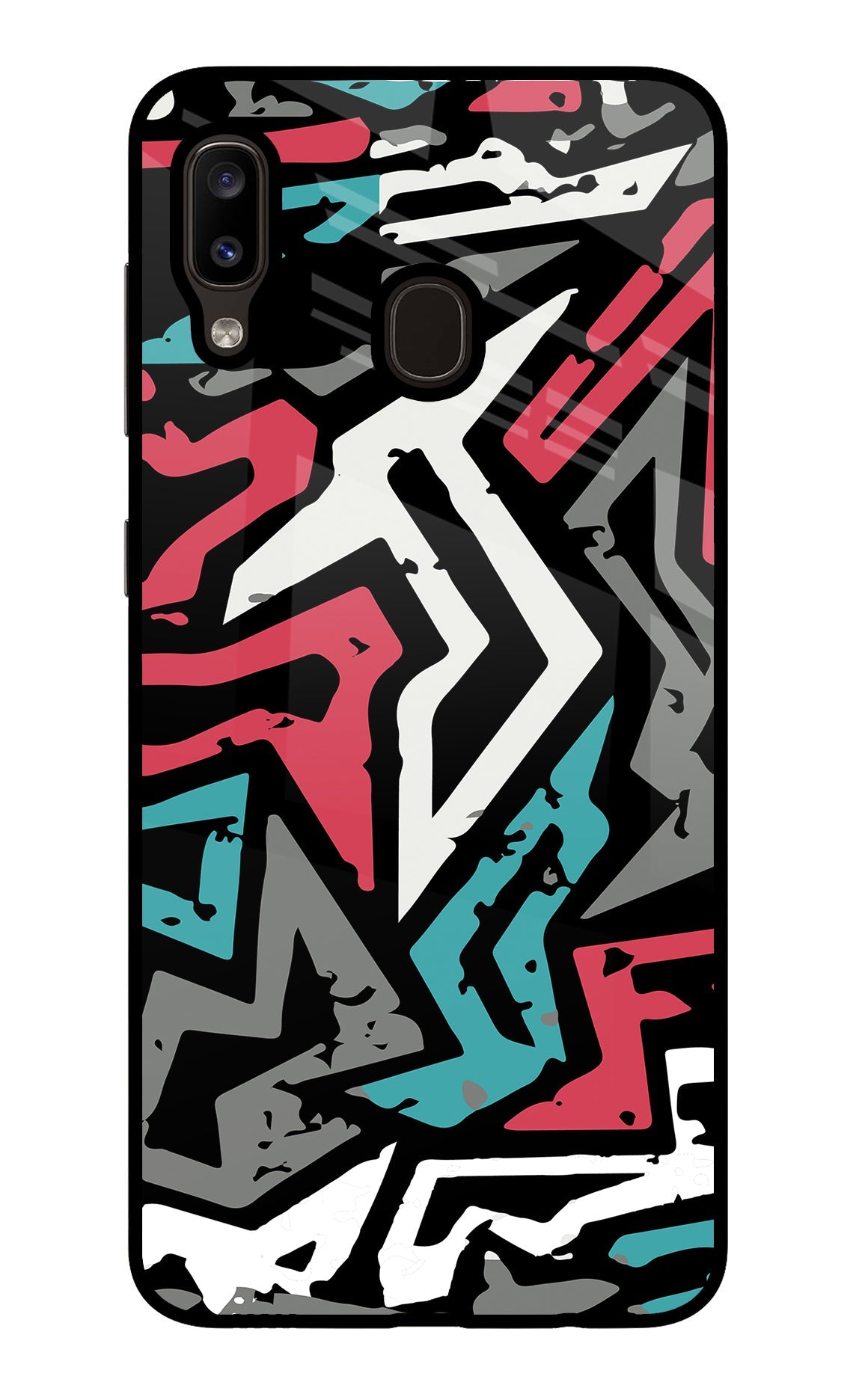 Geometric Graffiti Samsung A20/M10s Back Cover