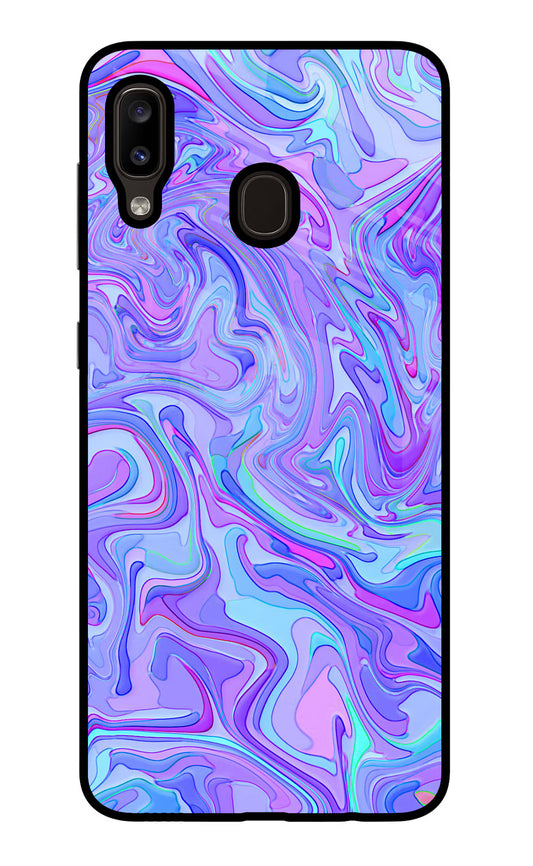 Glitter Samsung A20/M10s Glass Case