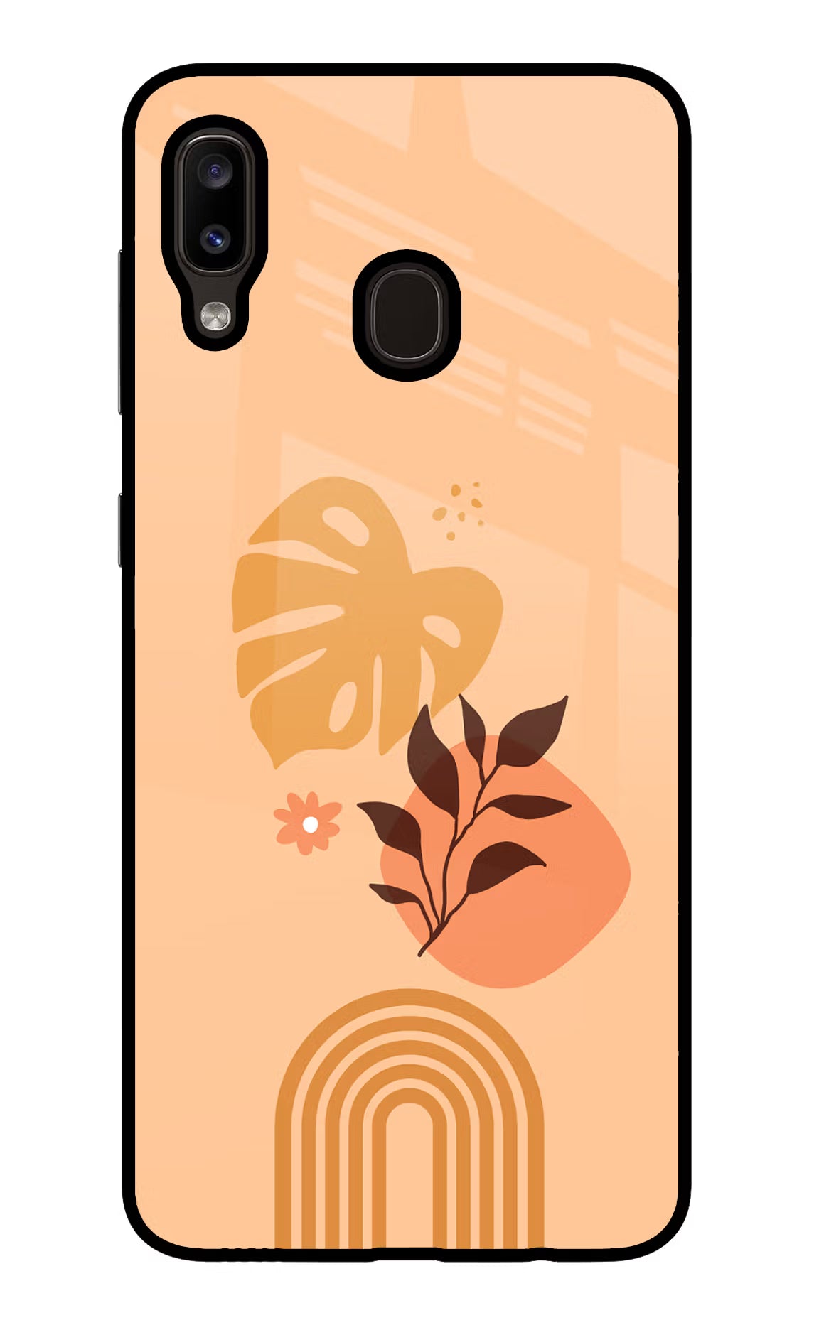 Bohemian Art Samsung A20/M10s Glass Case Back Cover by Casekaro