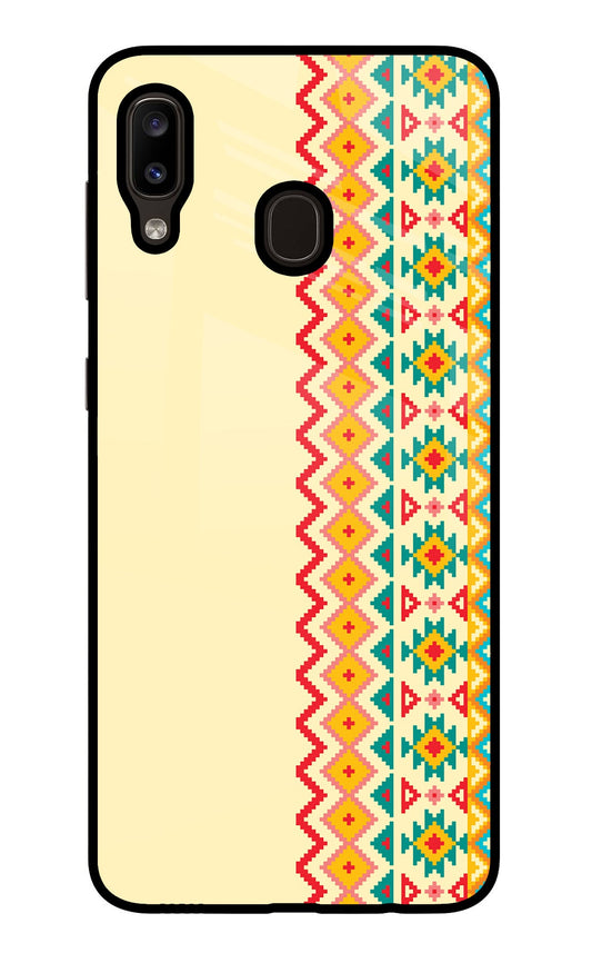 Ethnic Seamless Samsung A20/M10s Glass Case