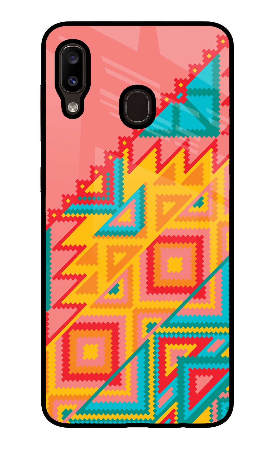 Aztec Tribal Samsung A20/M10s Back Cover