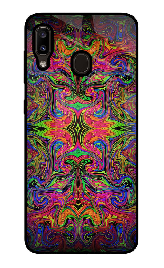 Psychedelic Art Samsung A20/M10s Glass Case