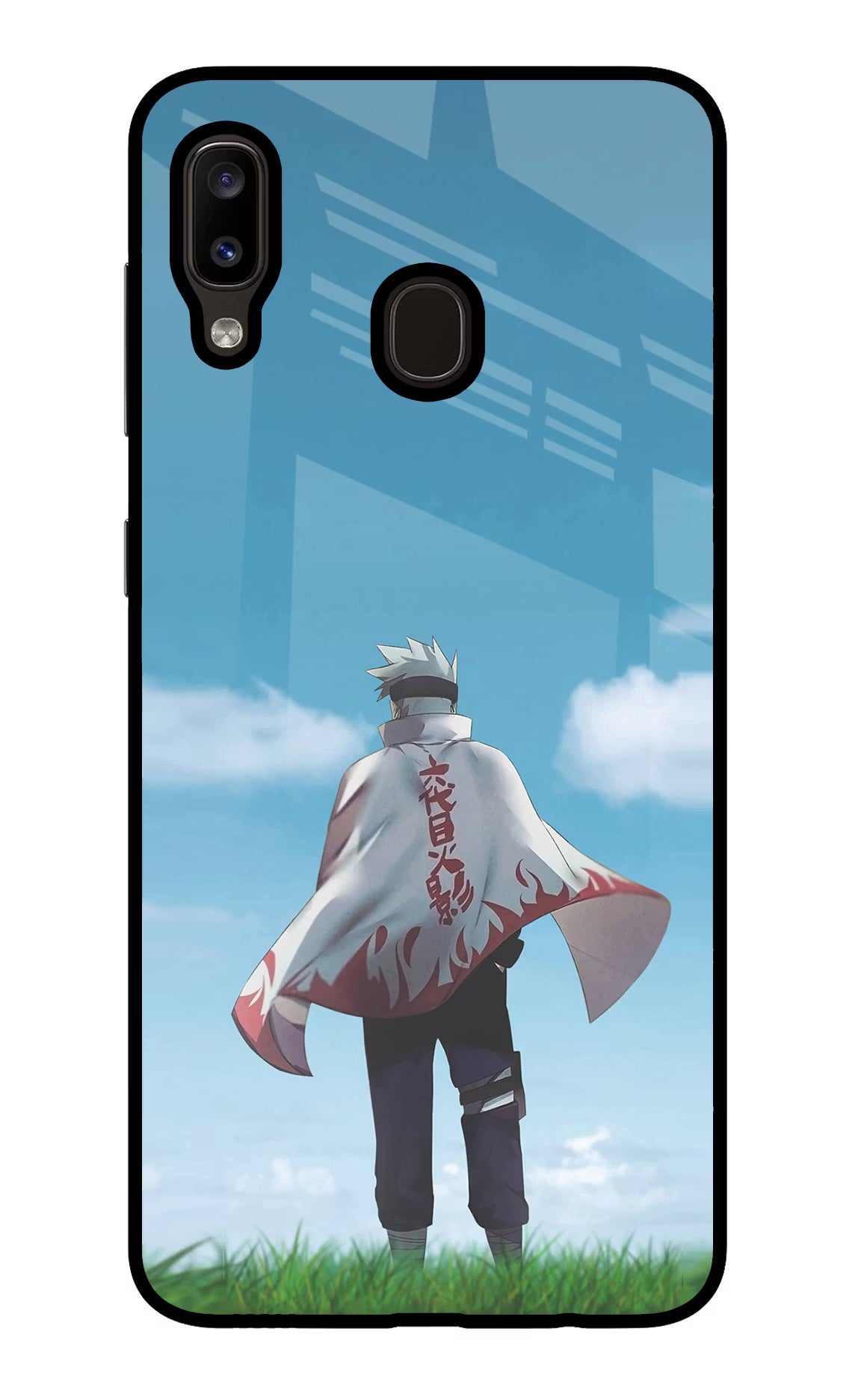 Kakashi Samsung A20/M10s Glass Case Back Cover by Casekaro