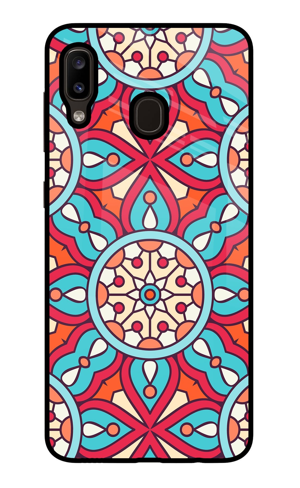 Mandala Geometric Samsung A20/M10s Back Cover