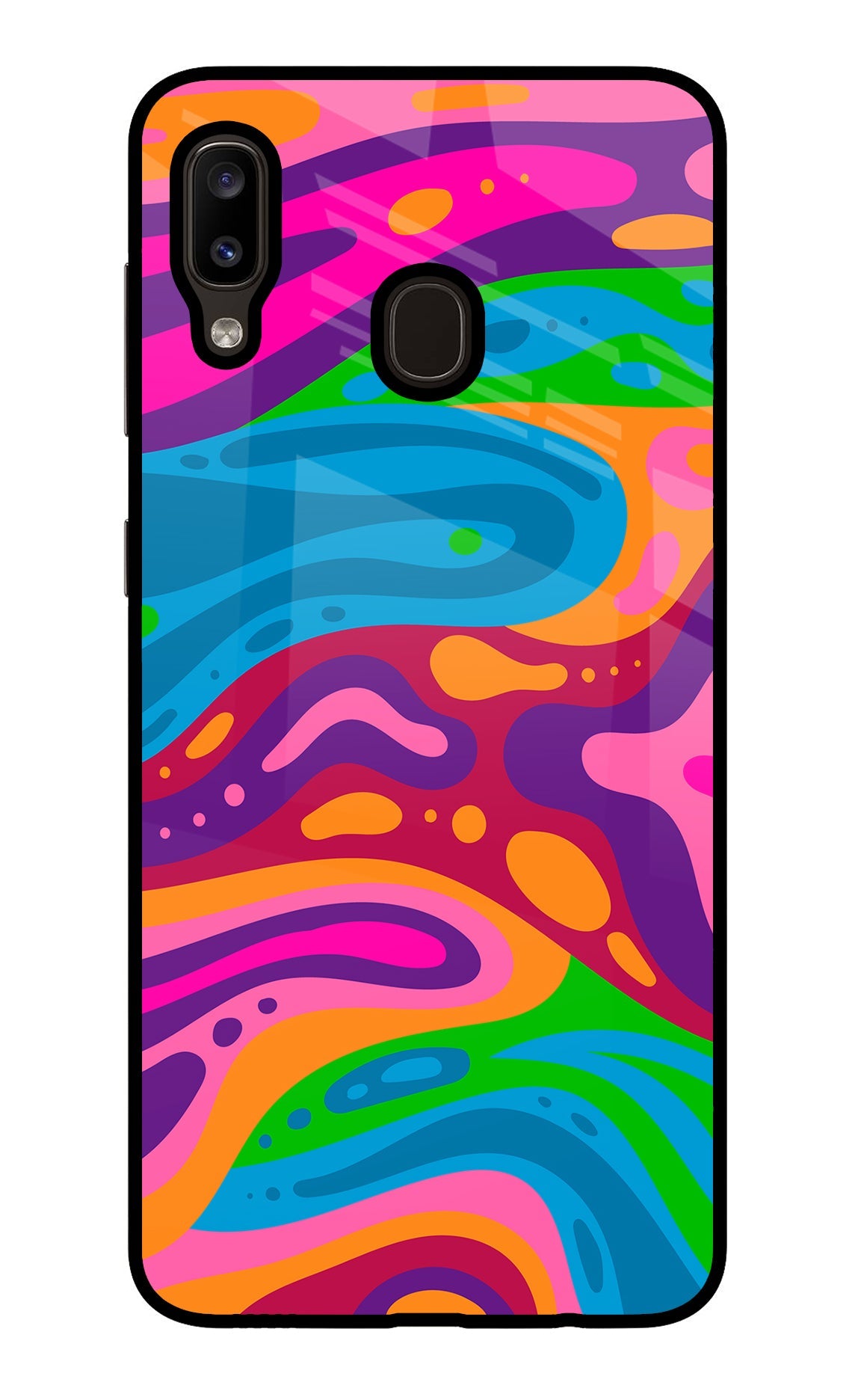 Trippy Pattern Samsung A20/M10s Back Cover