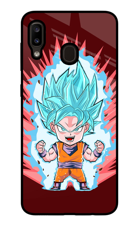 Goku Little Samsung A20/M10s Glass Case