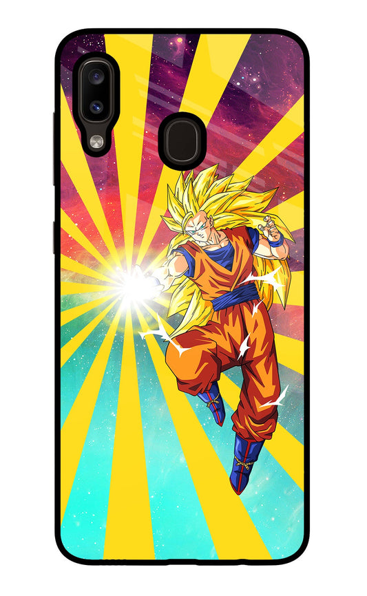 Goku Super Saiyan Samsung A20/M10s Glass Case