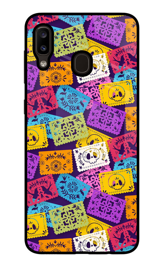 Mexican Pattern Samsung A20/M10s Glass Case