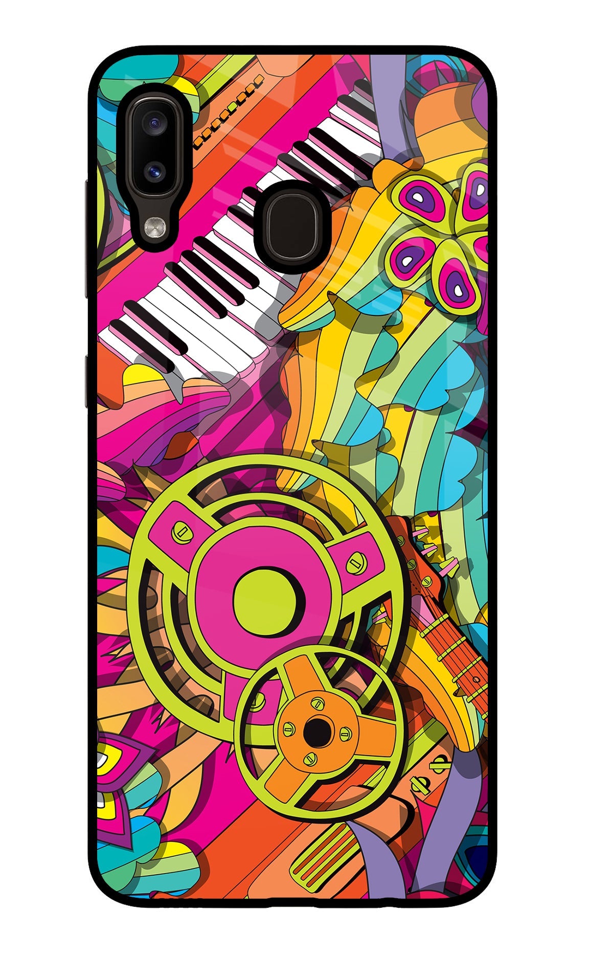 Music Doodle Samsung A20/M10s Back Cover