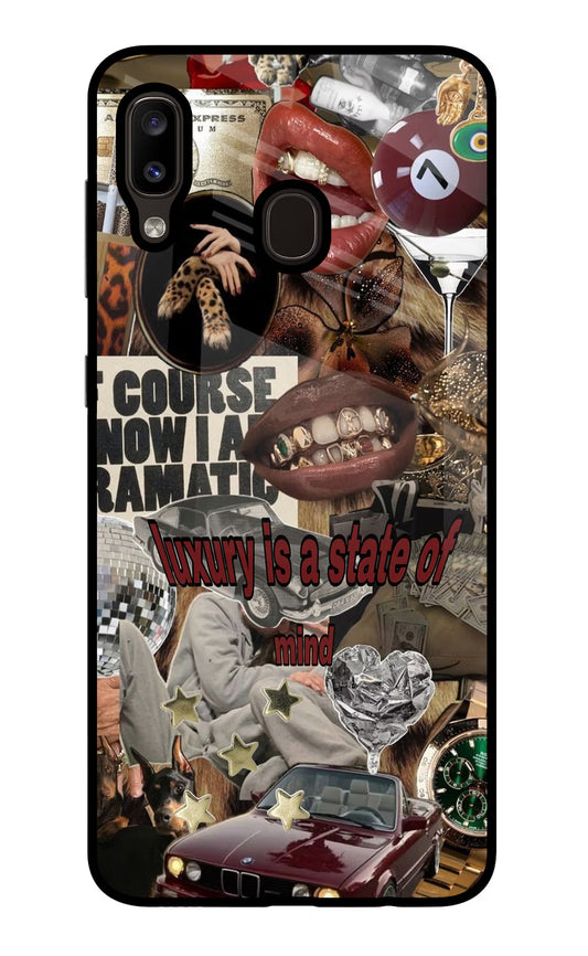 Luxury Samsung A20/M10s Glass Case