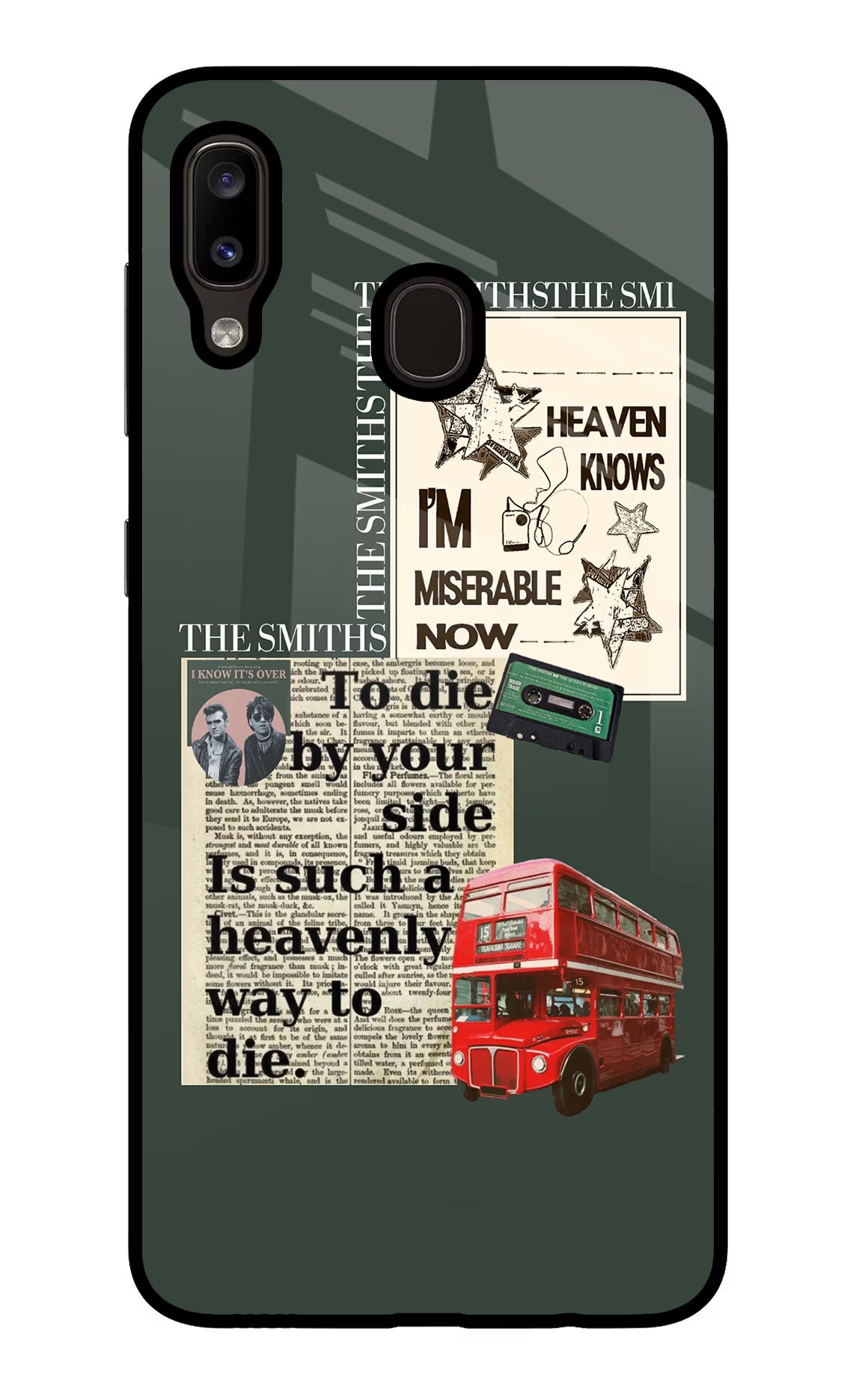 The Smiths Samsung A20/M10s Glass Case Back Cover by Casekaro