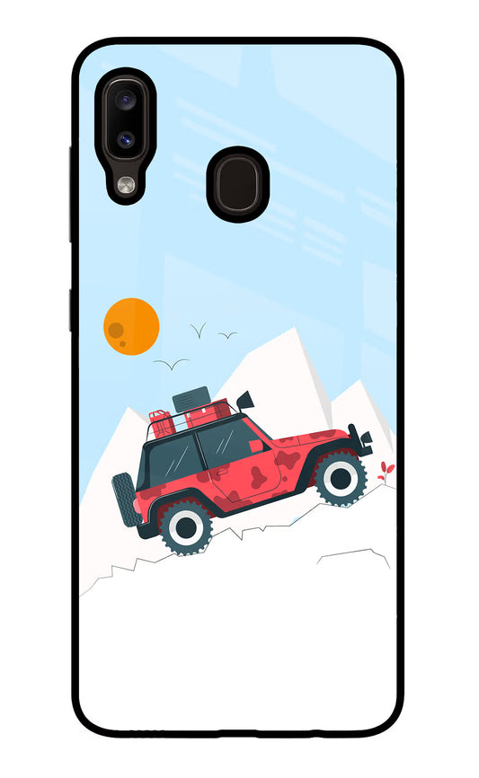 Mountain Trail Beast Samsung A20/M10s Glass Case