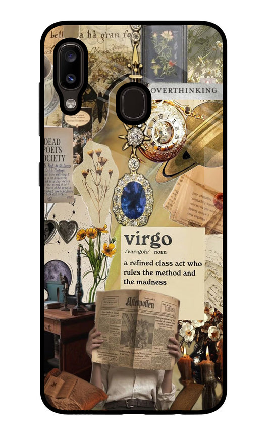 Virgo Zodiac Samsung A20/M10s Glass Case