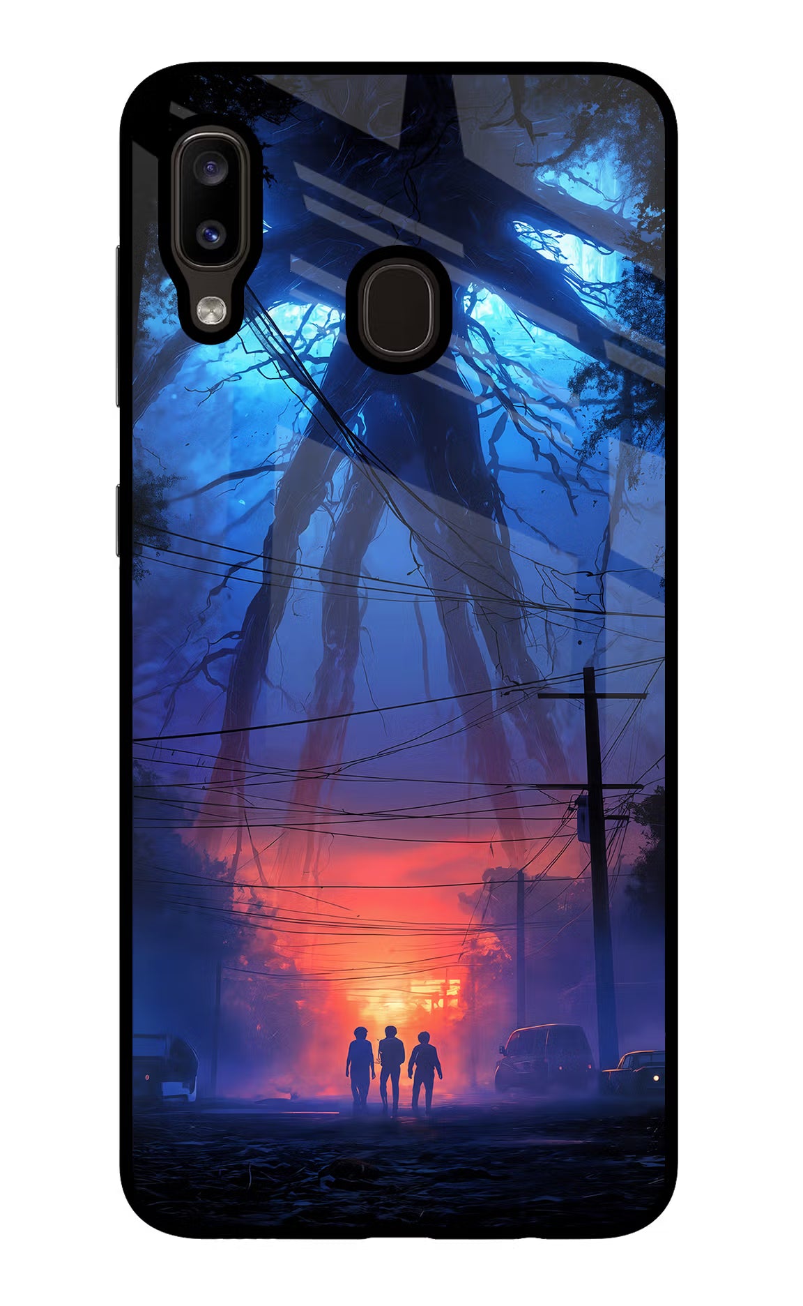 Ordinary Things Shadow Samsung A20/M10s Glass Case Back Cover by Casekaro