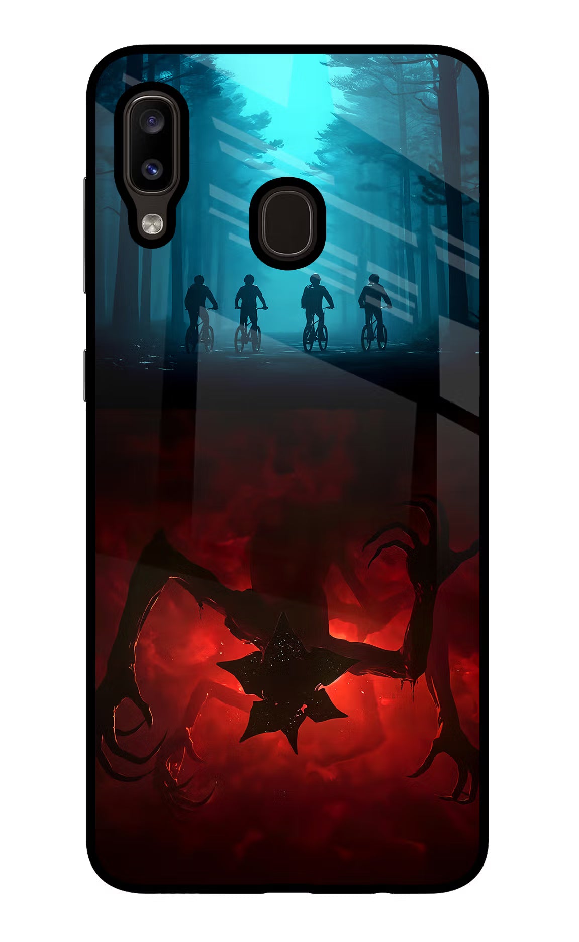 Ordinary Things Downside Up Samsung A20/M10s Glass Case Back Cover by Casekaro