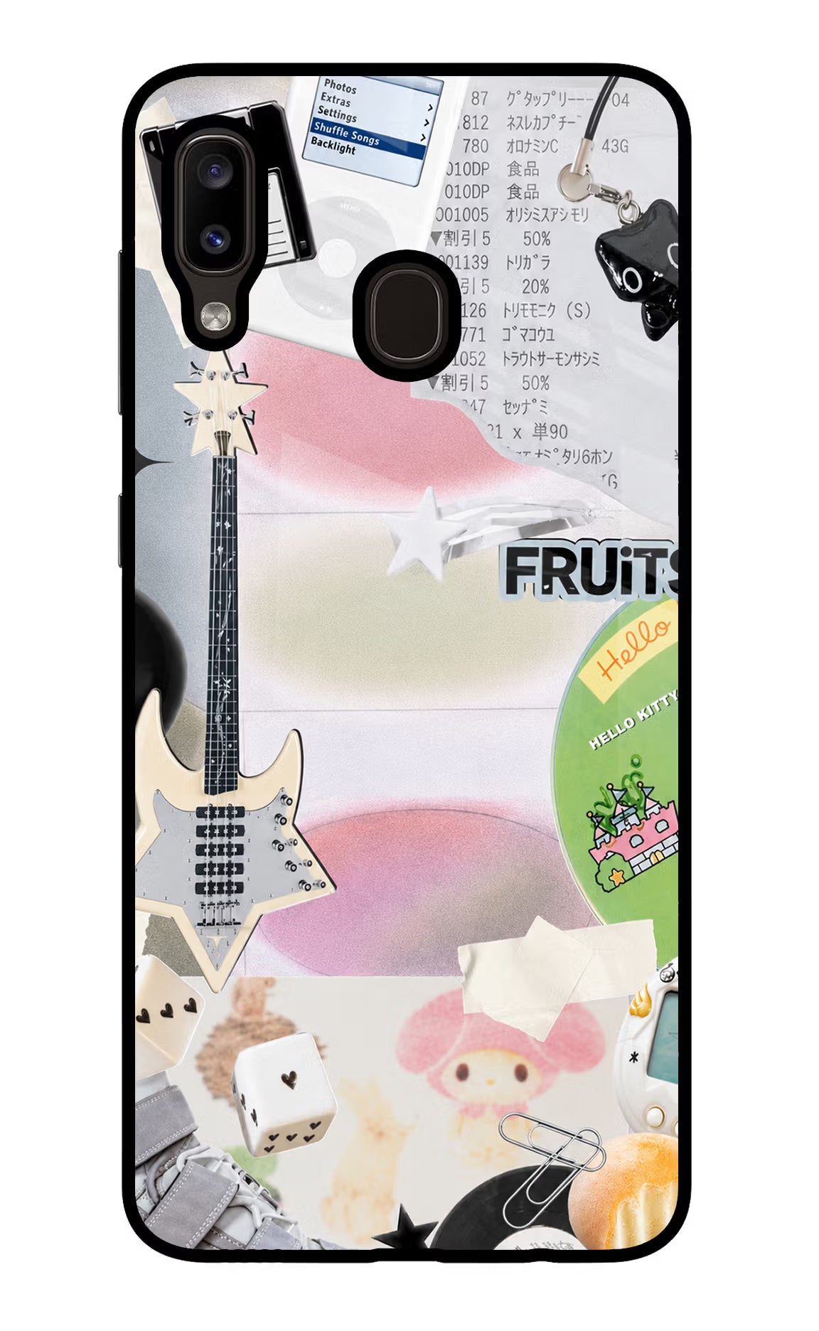 Softcore case Samsung A20/M10s Glass Case Back Cover by Casekaro