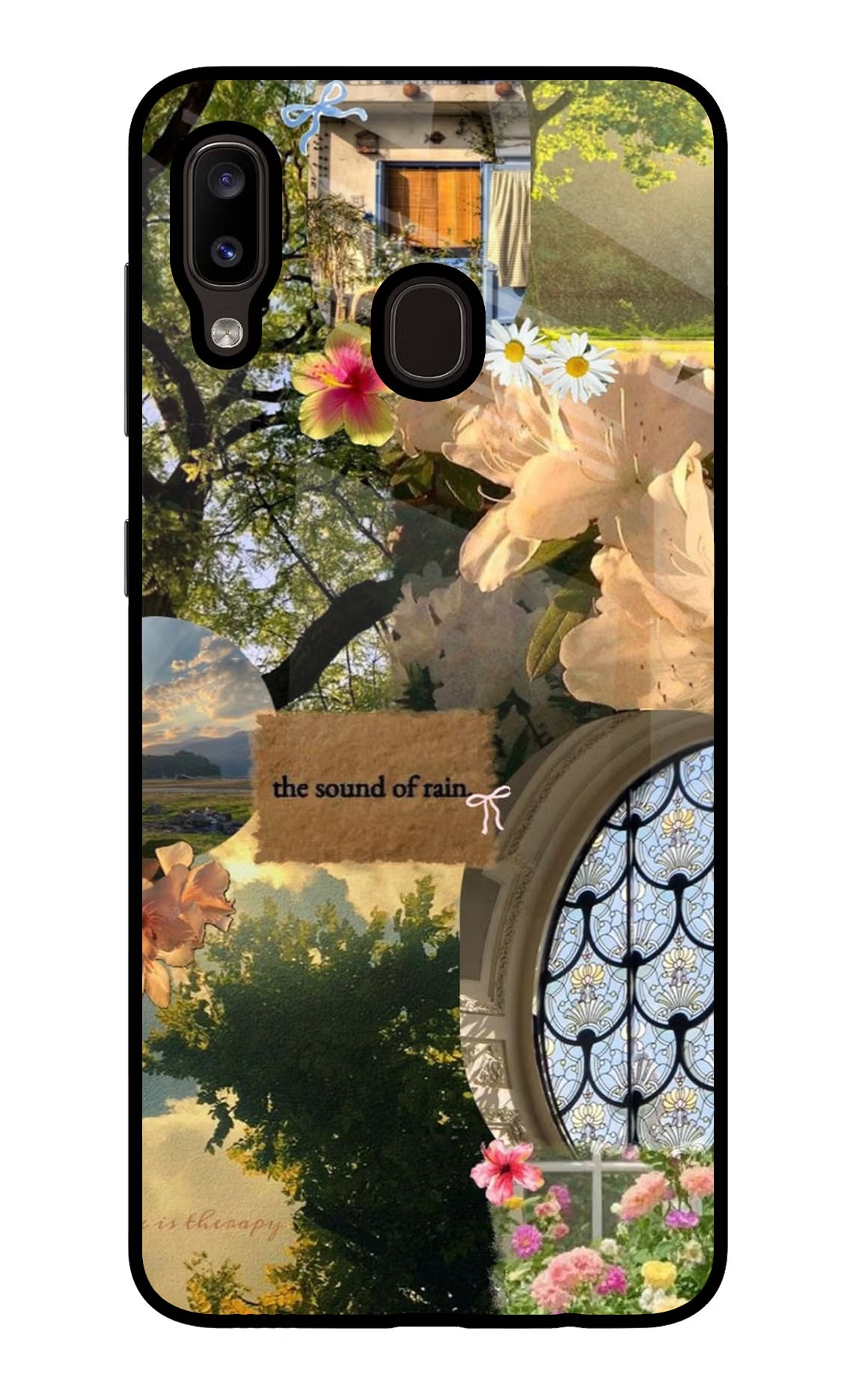 Rain Samsung A20/M10s Glass Case