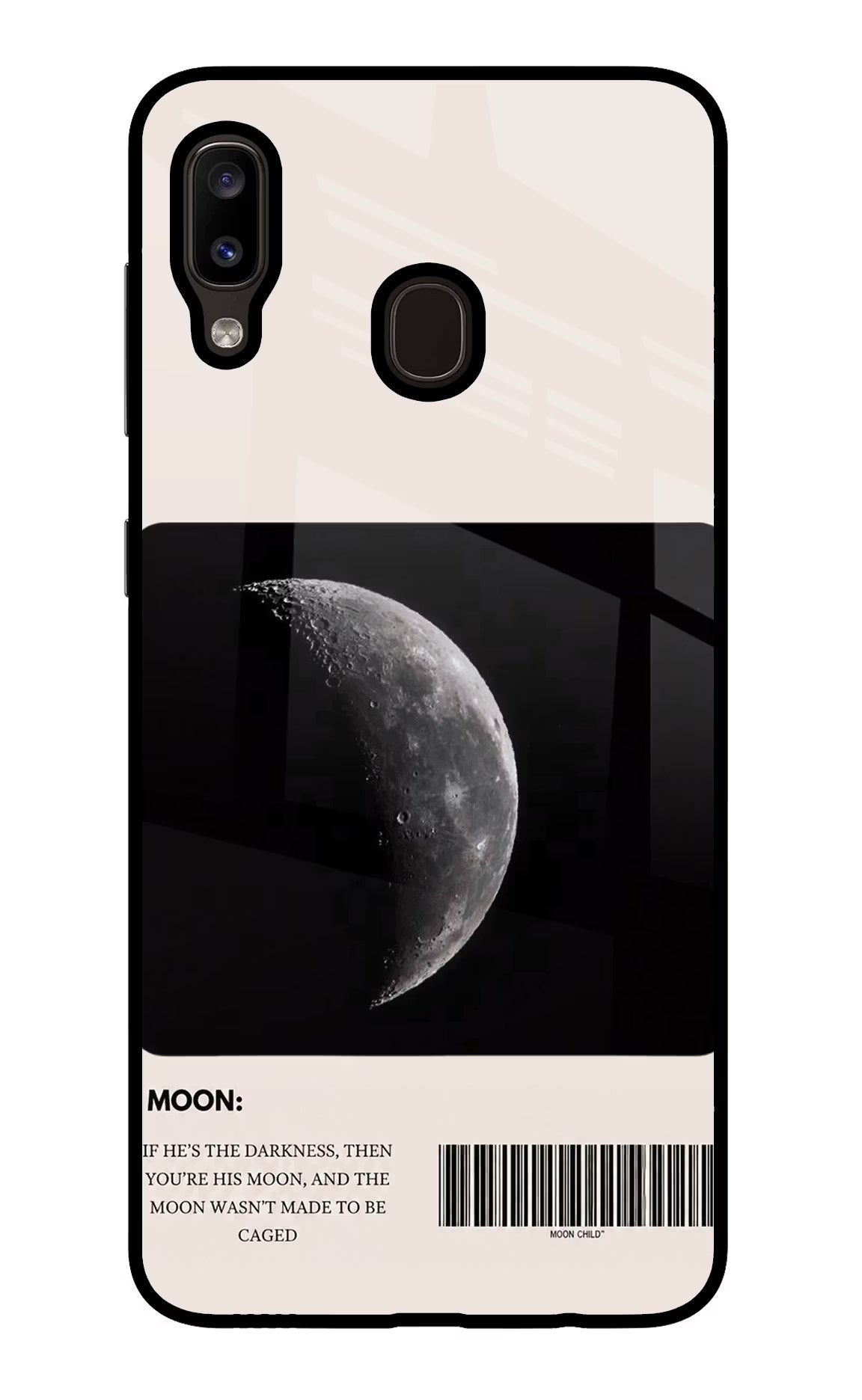 Moon Phase Samsung A20/M10s Glass Case