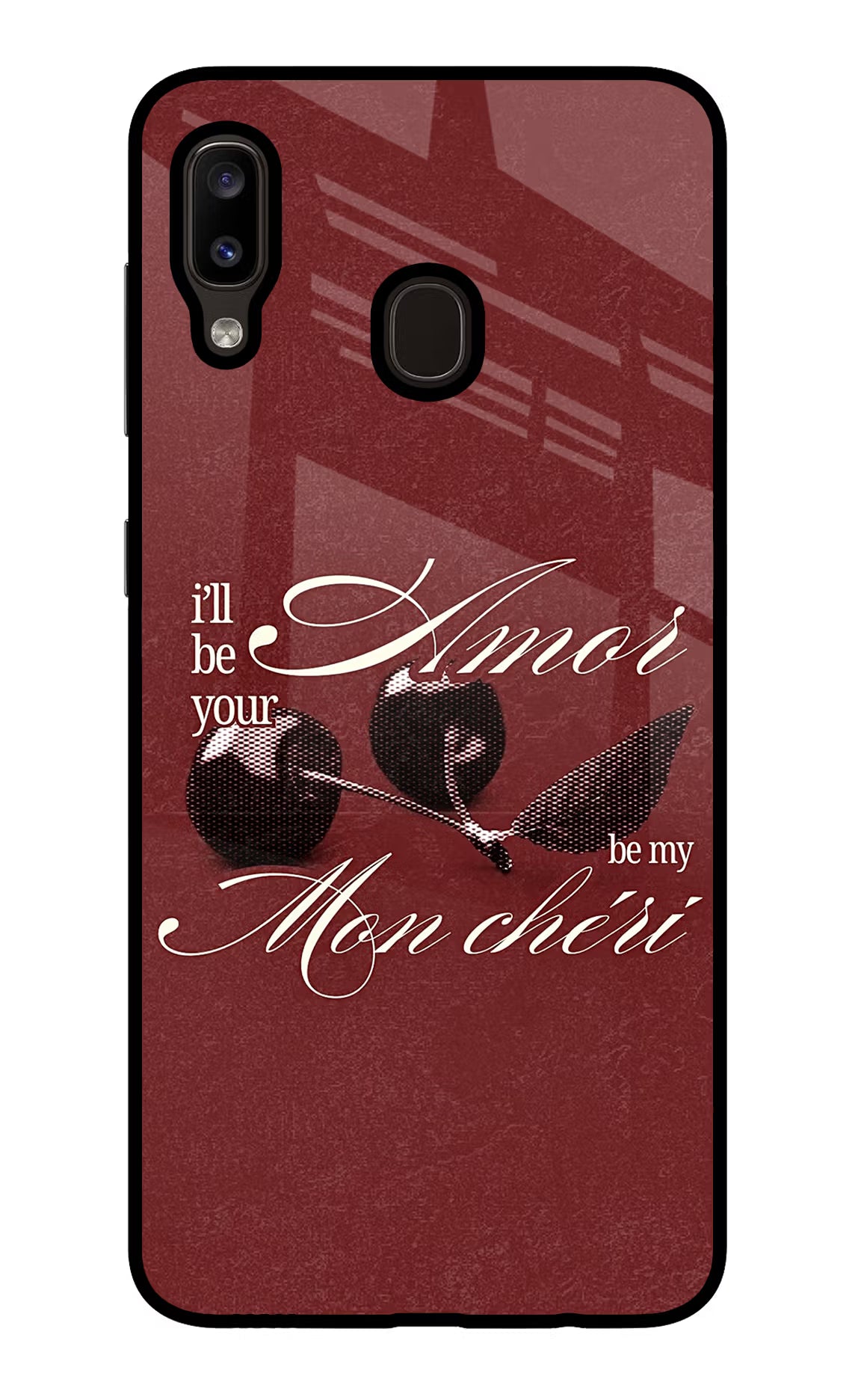 Velvet Cherry Samsung A20/M10s Glass Case