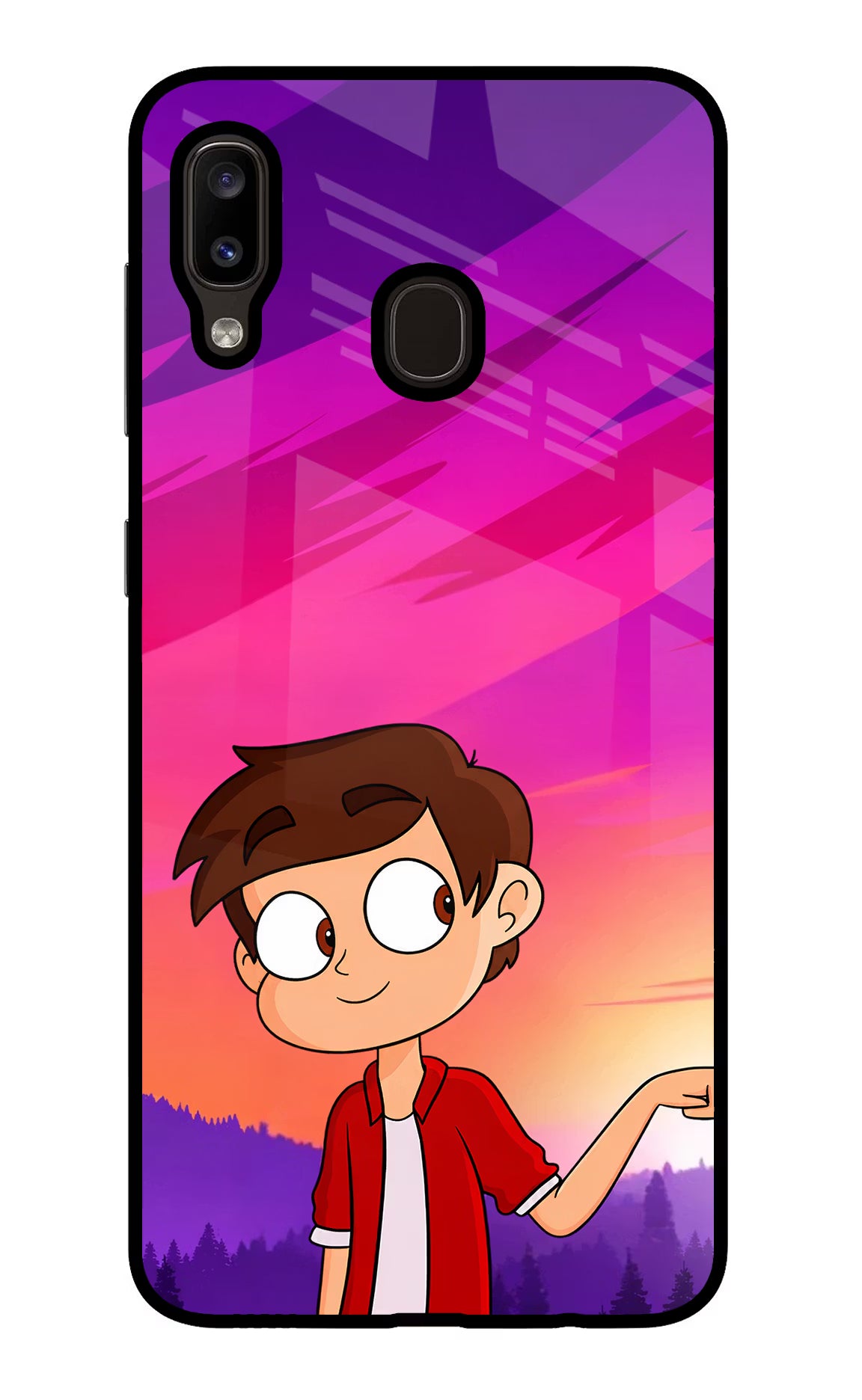Marco Sunset Samsung A20/M10s Glass Case
