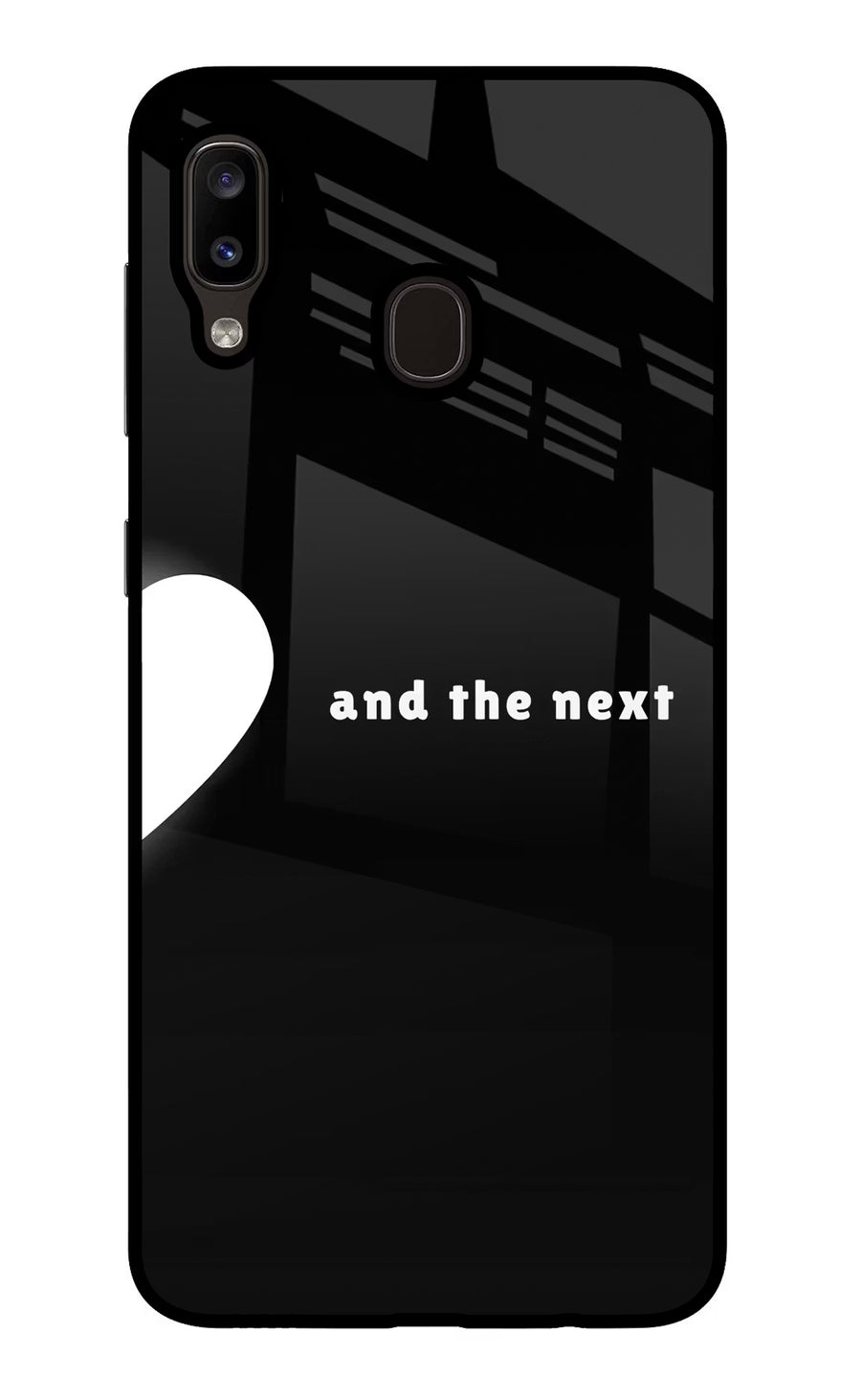 Next World Samsung A20/M10s Back Cover, Glass case