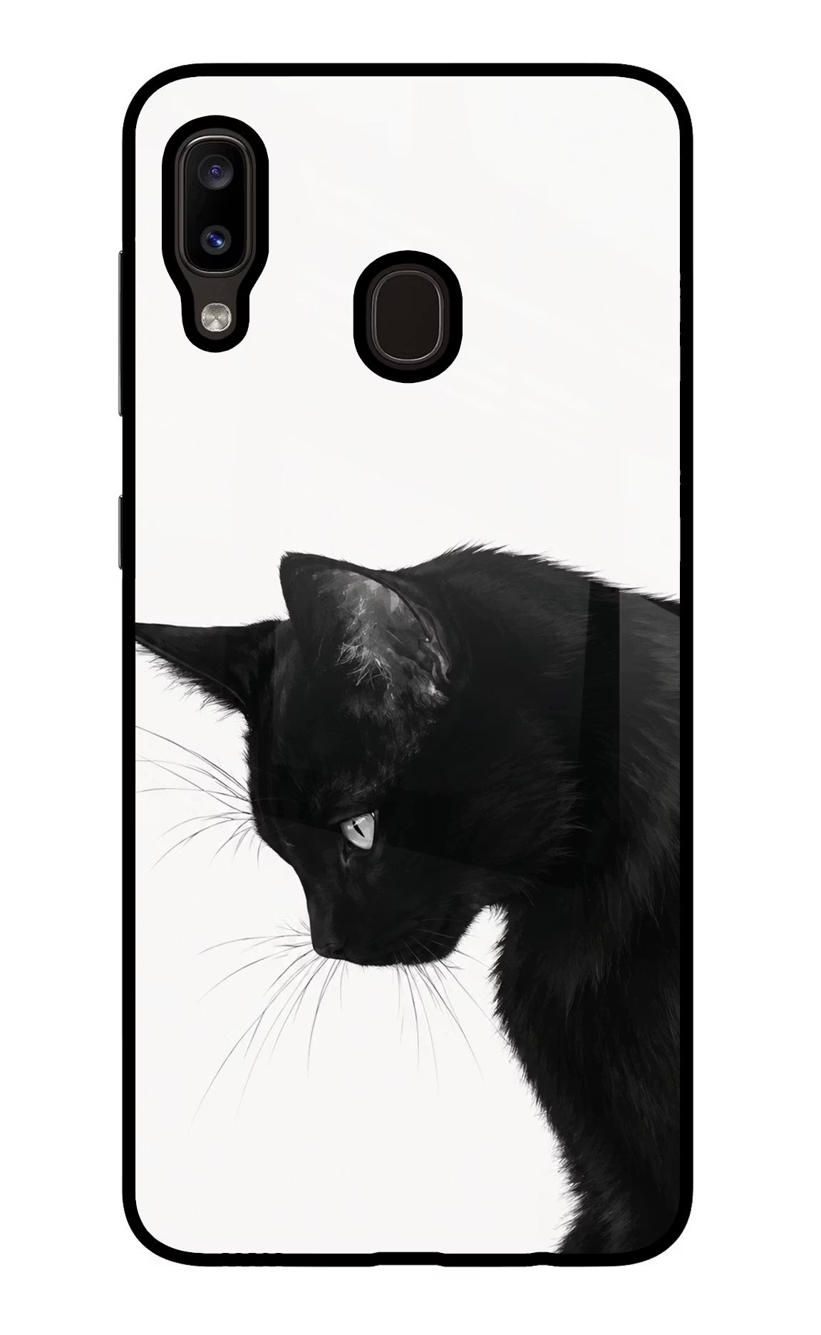 Shadow Gaze Samsung A20/M10s Glass Case