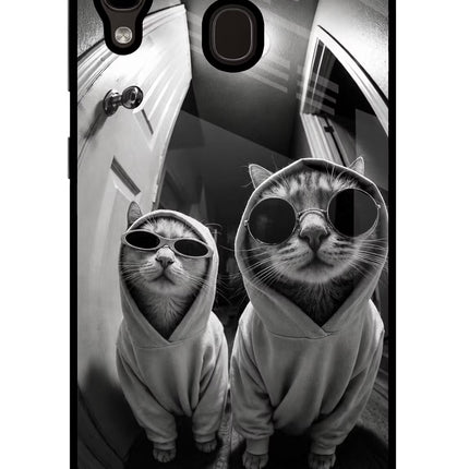 Hood Cats Samsung A20/M10s Glass Case