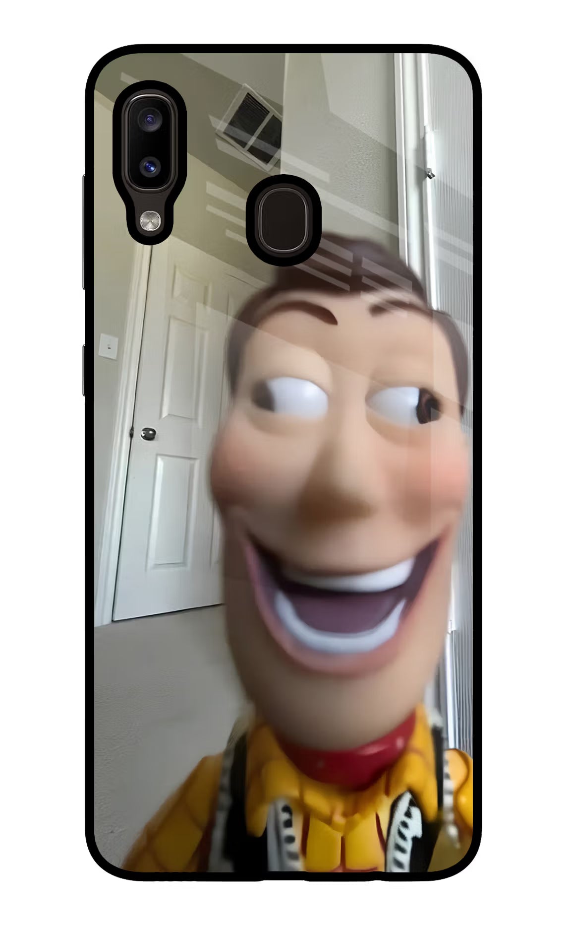 Side Eye Woody Samsung A20/M10s Glass Case